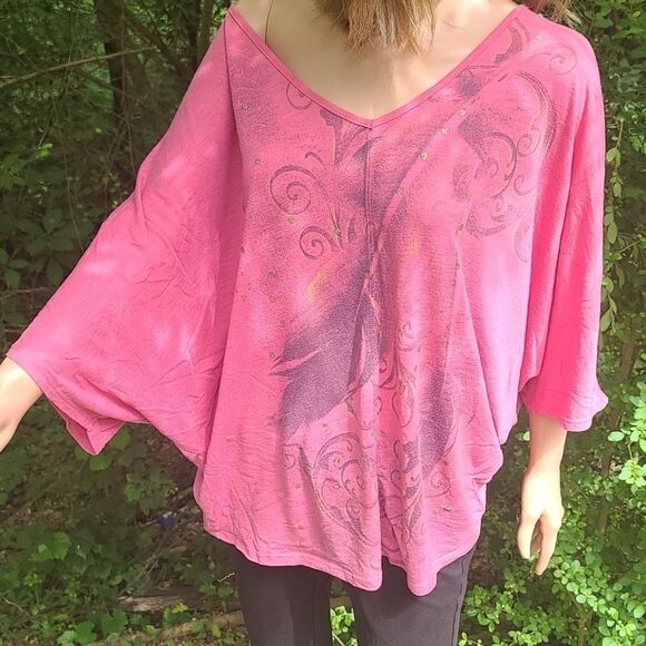 Hybrid Loose Poncho Top 3/10$ - Picture 2 of 8